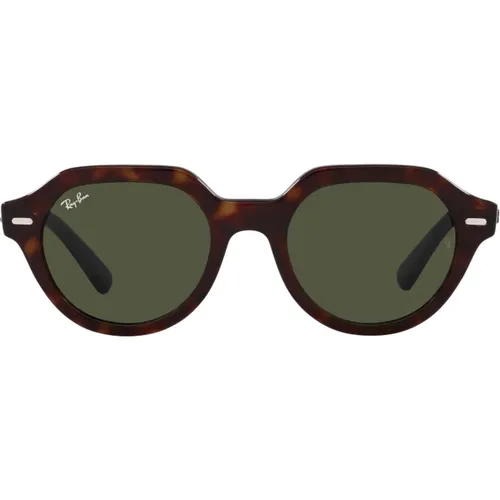 Rb4399 Sonnenbrille Gina,Grüne Kristall Quadratische Sonnenbrille Gina - Ray-Ban - Modalova