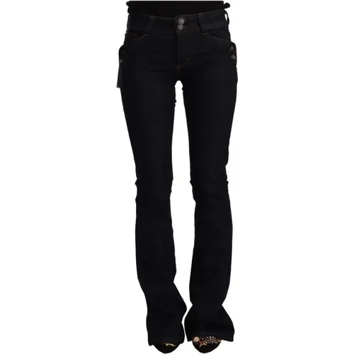 Flared Denim Jeans für Damen , Damen, Größe: W24 - John Galliano - Modalova