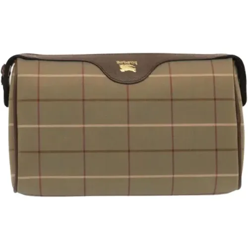 Pre-owned Canvas clutches , female, Sizes: ONE SIZE - Burberry Vintage - Modalova