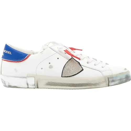 Mens Shoes Sneakers Bianco Ss24 , male, Sizes: 10 UK, 6 UK, 8 UK, 7 UK - Philippe Model - Modalova