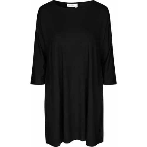 Tunic with ¾ Sleeves and Side Pockets , female, Sizes: L - Masai - Modalova