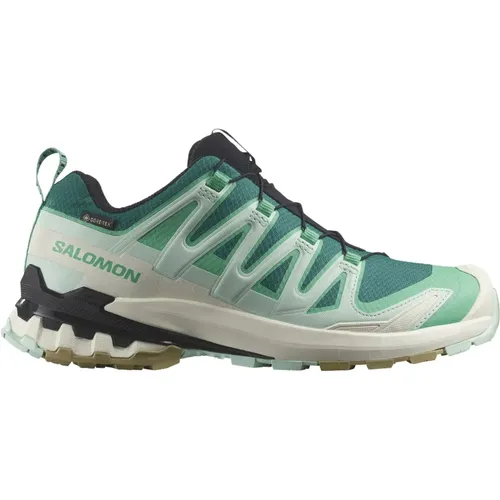 D V9 GTX Trail Running Shoes , female, Sizes: 5 1/2 UK, 8 UK, 7 1/2 UK, 6 1/2 UK, 6 UK, 7 UK - Salomon - Modalova