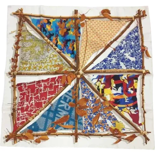 Pre-owned Silk scarves , female, Sizes: ONE SIZE - Hermès Vintage - Modalova