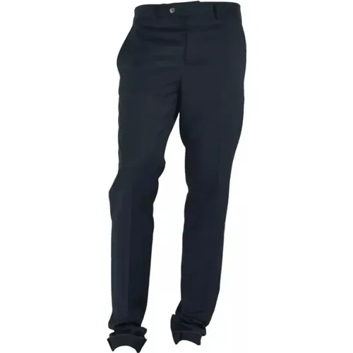 Schwarze Polyester Jeans & Hose , Herren, Größe: M - Made in Italia - Modalova