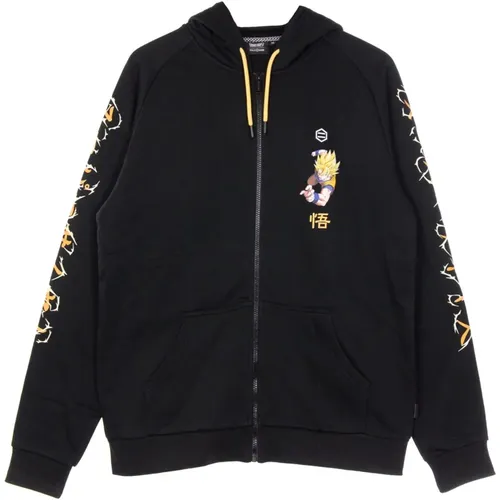 Goku Super Saiyan Zip Hoodie Schwarz - Dolly Noire - Modalova