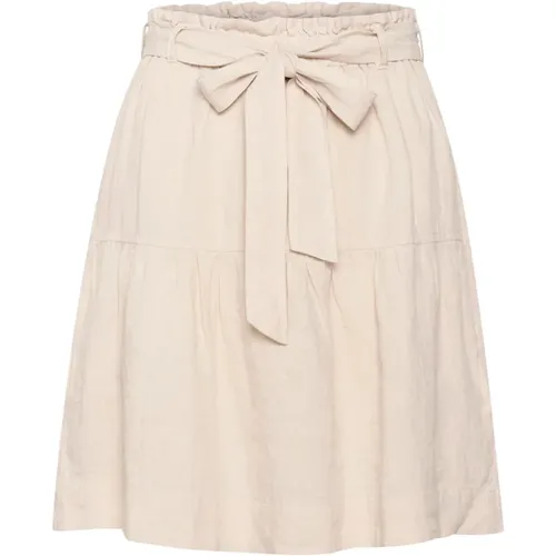 Feminine Skirt with Elastic Waistband and Tie , female, Sizes: L, XL, 2XL - Part Two - Modalova