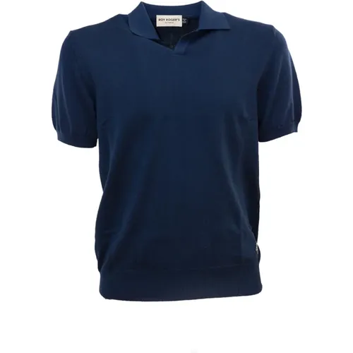 Classic Cotton Polo Shirt , male, Sizes: XS, S, 2XL, M - Roy Roger's - Modalova