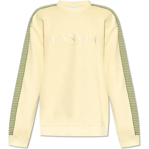 Baumwoll-Sweatshirt , Herren, Größe: L - Lanvin - Modalova