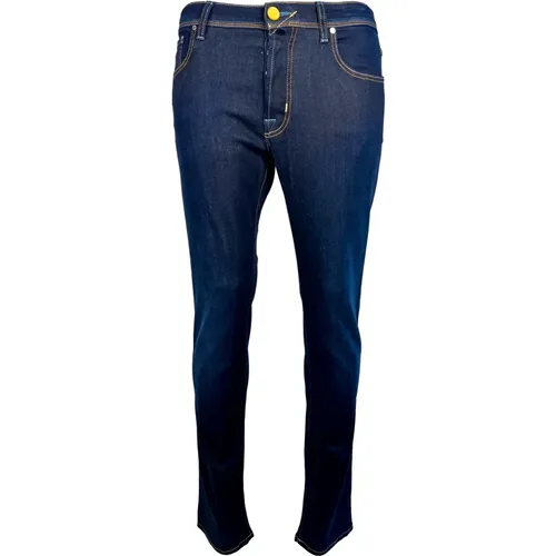 Bard Dark Slim Fit Jeans , male, Sizes: W32, W30, W37, W34 - Jacob Cohën - Modalova