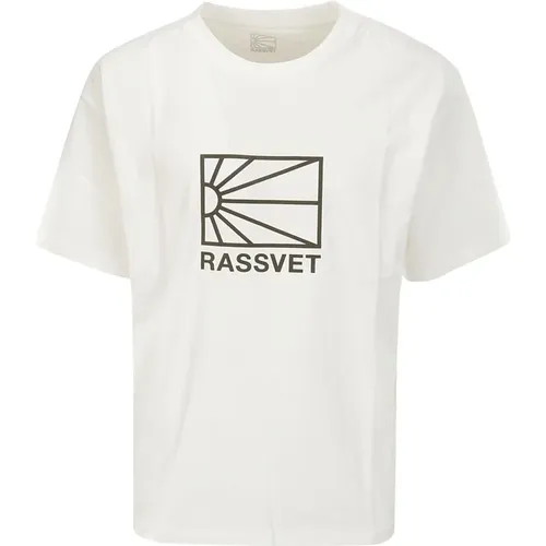 Men's Big Logo Tee Shirt , male, Sizes: L, S, M - Rassvet - Modalova