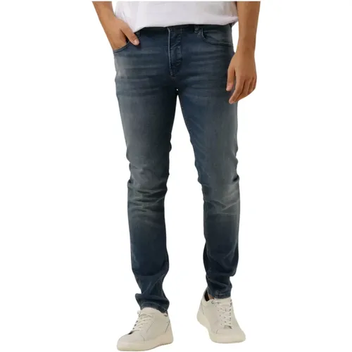 Essential Skinny Jeans Blau , Herren, Größe: W29 L34 - Scotch & Soda - Modalova