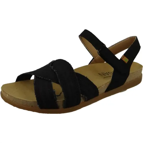 Schwarze Damensandalen - El Naturalista - Modalova