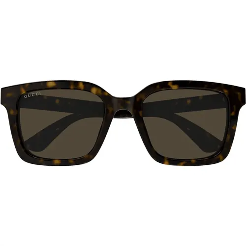 Minimal Rechteckige Sonnenbrille Gg1582Sk 002 - Gucci - Modalova