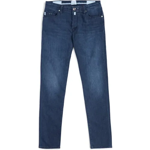 Slim Fit Stretch Jeans , Herren, Größe: W30 - Tramarossa - Modalova