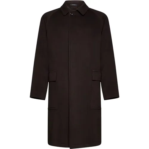Classic Collar Wool Coat , male, Sizes: 2XL - Tagliatore - Modalova