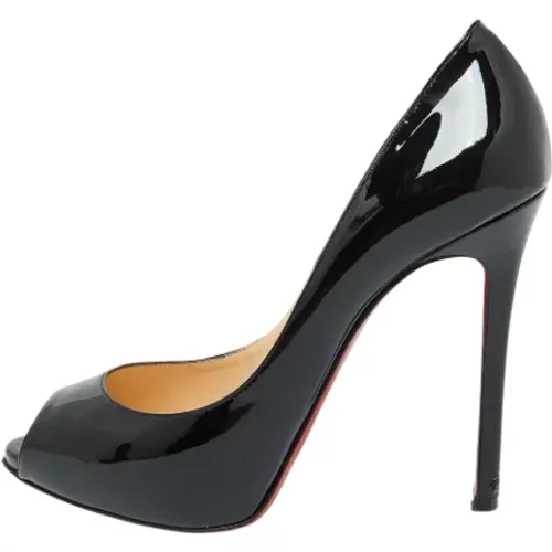 Pre-owned Leather heels , female, Sizes: 6 1/2 UK - Christian Louboutin Pre-owned - Modalova