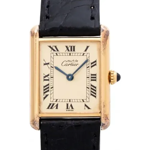 Pre-owned Stainless Steel watches , female, Sizes: ONE SIZE - Cartier Vintage - Modalova