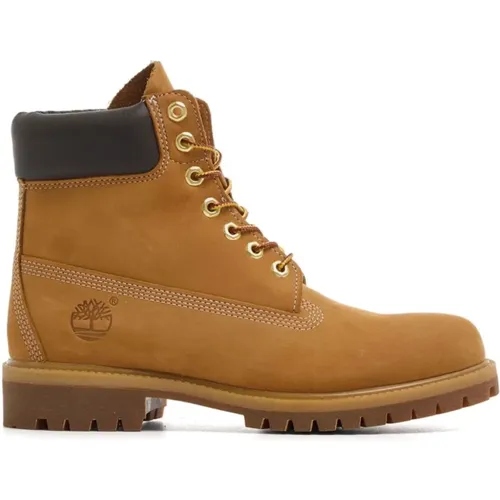 Braune Nubukleder-Wasserdichte Stiefel , Herren, Größe: 43 1/2 EU - Timberland - Modalova