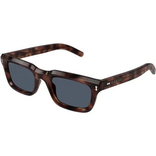 Blue Havana Sunglasses Gg1524S , unisex, Sizes: 51 MM - Gucci - Modalova