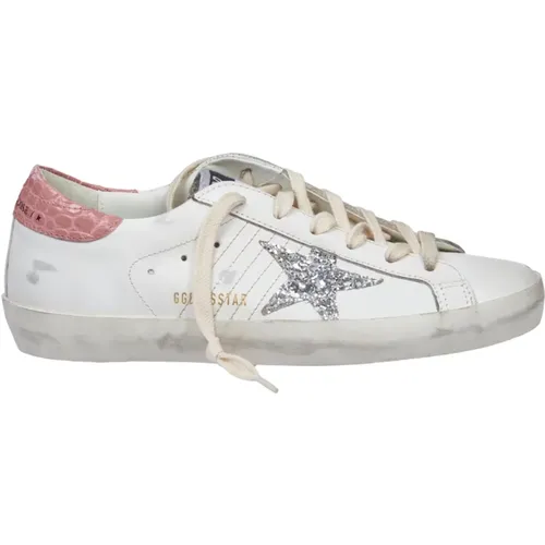 Super Star Sneakers Vintage Style , female, Sizes: 3 UK - Golden Goose - Modalova