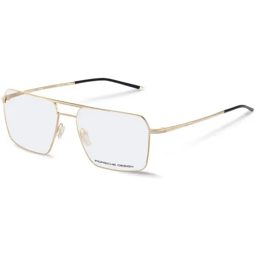 Goldrahmen Brille , unisex, Größe: 57 MM - Porsche Design - Modalova