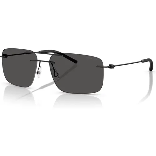 Dark Grey Sunglasses , male, Sizes: 56 MM - Moncler - Modalova