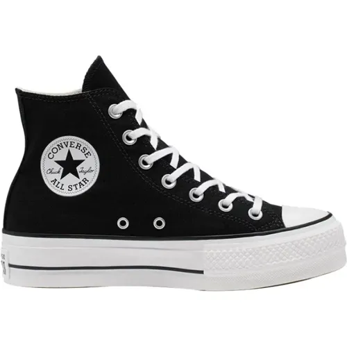 Schwarze Lift Hi Sneakers , Damen, Größe: 36 EU - Converse - Modalova