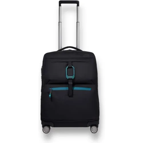 Slim Cabin 4-Wheel Suitcase , male, Sizes: ONE SIZE - Piquadro - Modalova