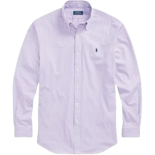 Stretch Cotton Slim Fit Striped Shirt , male, Sizes: 2XL, S - Polo Ralph Lauren - Modalova