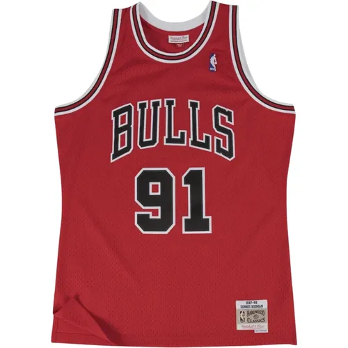 Chicago Bulls Dennis Rodman Jersey 1997-98 , male, Sizes: S, M, L - Mitchell & Ness - Modalova
