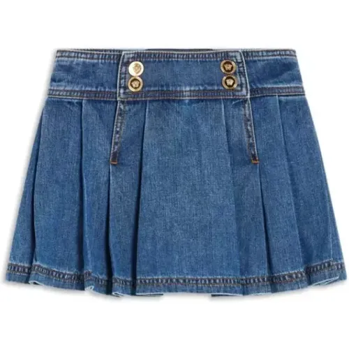 Kinder Denim Rock Mittelblau - Versace - Modalova