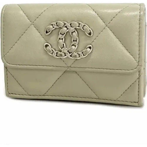 Pre-owned Leather wallets , female, Sizes: ONE SIZE - Chanel Vintage - Modalova