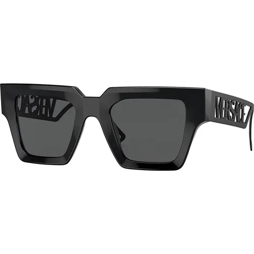 Sonnenbrille Schwarz Dunkelgrau Ve4431 , Damen, Größe: 50 MM - Versace - Modalova