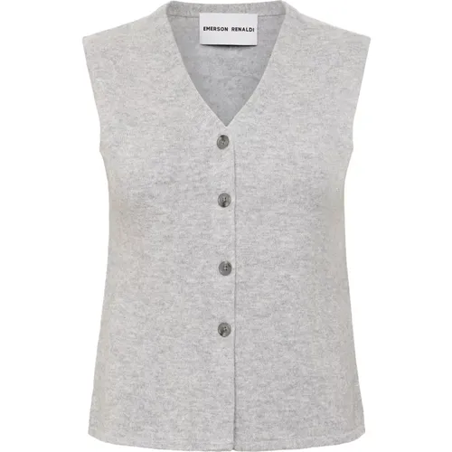 V-neck vest , female, Sizes: S, M - Emerson Renaldi - Modalova