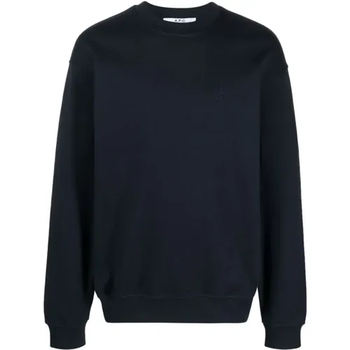 Sweater with Embroidered Logo , male, Sizes: L - A.p.c. - Modalova