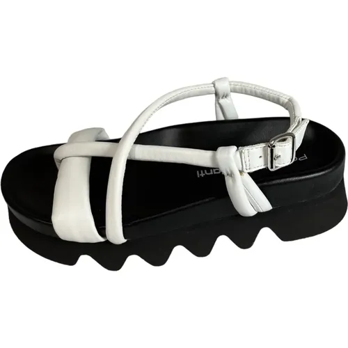 Yasu Dreamer White Platform Sandal , female, Sizes: 7 UK, 6 UK, 5 UK, 8 UK, 4 UK, 3 UK - Patrizia Bonfanti - Modalova