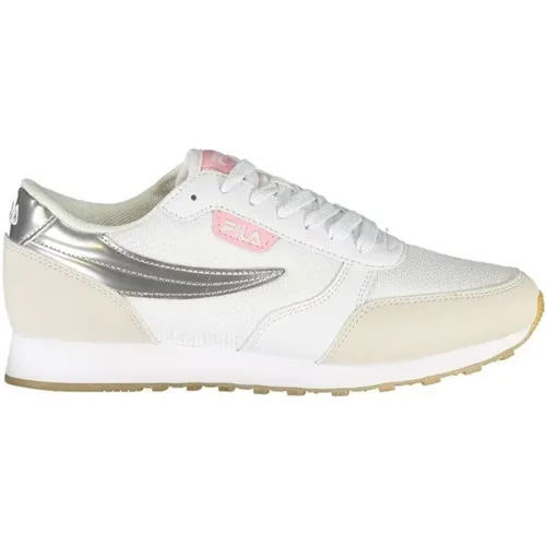 Elegant Sports Shoes with Silver Accents , female, Sizes: 5 UK, 6 UK, 9 UK, 4 UK, 8 UK - Fila - Modalova