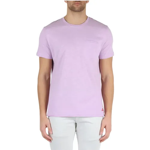 Manderly FIM 01 Cotton T-Shirt , male, Sizes: XL, S, L, 2XL, M - Peuterey - Modalova