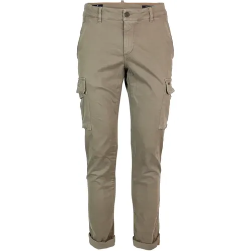 Camel Trousers with External Pockets and Snap Buttons , male, Sizes: M, L, 2XL, XL - Mason's - Modalova