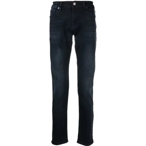 Blau Schwarze Skinny Jeans , Herren, Größe: W34 L32 - Calvin Klein - Modalova