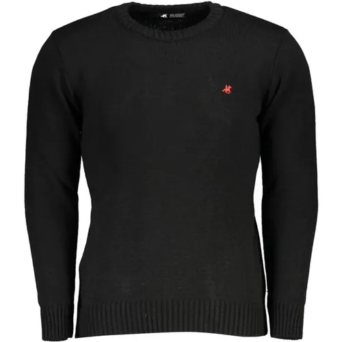 Klassischer Schwarzer Pullover mit Rundhalsausschnitt , Herren, Größe: XL - U.S. Polo Assn. - Modalova