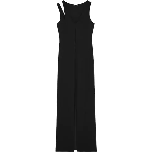 Asymmetric Jersey Dress , female, Sizes: XS, S, M - PATRIZIA PEPE - Modalova