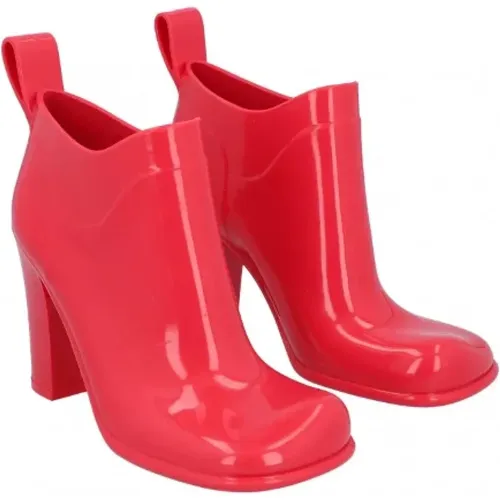 Pre-owned Leather boots , female, Sizes: 3 UK - Bottega Veneta Vintage - Modalova