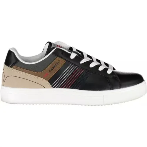 Sportliche Schwarze Sneakers mit Kontrastierenden Akzenten , Herren, Größe: 43 EU - Carrera - Modalova