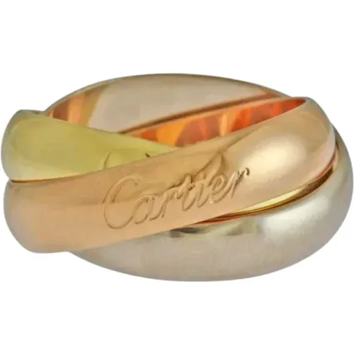 Pre-owned White Gold rings , female, Sizes: ONE SIZE - Cartier Vintage - Modalova