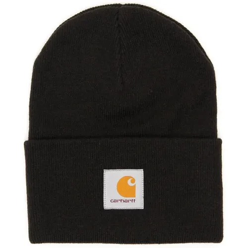 Logo Patch Beanie Hat , Herren, Größe: ONE Size - Carhartt WIP - Modalova