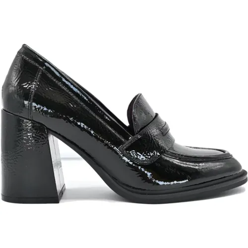 Schwarze Trendige High Heels , Damen, Größe: 35 EU - Apepazza - Modalova