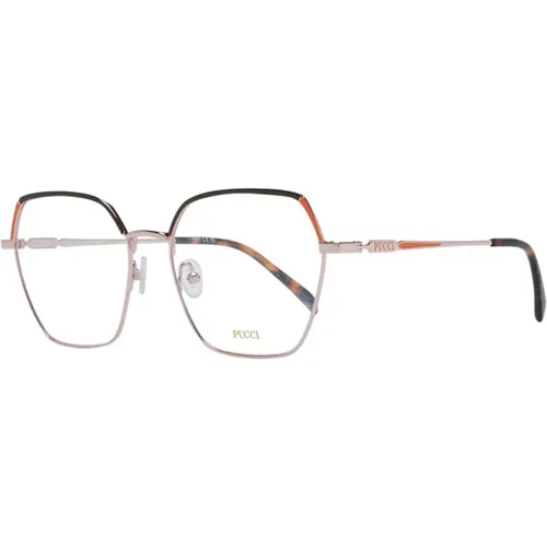 Rose Gold Square Optische Brillen - EMILIO PUCCI - Modalova