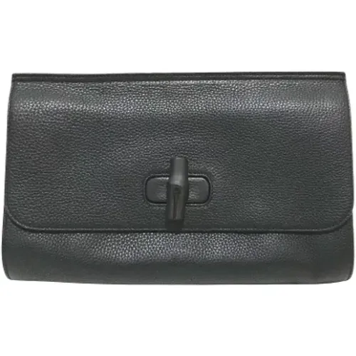 Pre-owned Leather clutches , female, Sizes: ONE SIZE - Gucci Vintage - Modalova