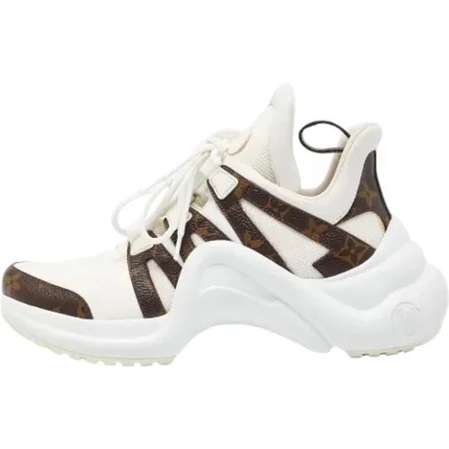 Pre-owned Coated canvas sneakers , female, Sizes: 6 UK - Louis Vuitton Vintage - Modalova